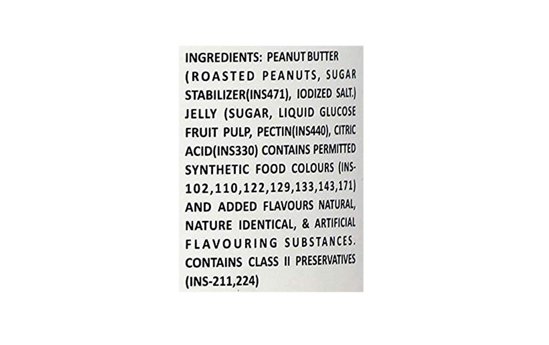 MUF Peanut Butter Fruit Jelly Mix   Plastic Jar  1 kilogram
